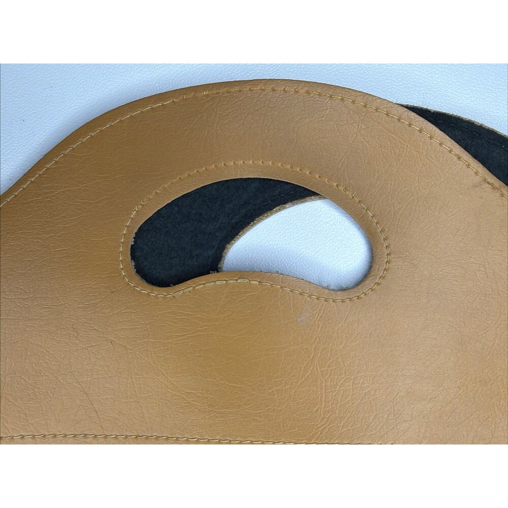 Vintage Gucci Black Felt Wool Tote Gold Leather Crest Handle Bag Purple 1970s - Picture 9 of 14